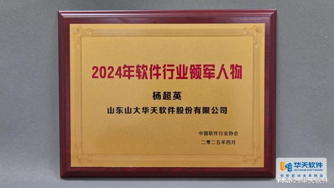 华天软件董事长杨超英荣膺“2024年软件行业领军人物”(图2)