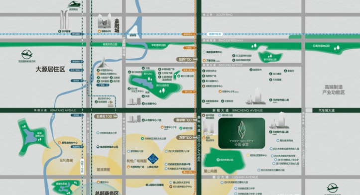 成都楼盘网站首页-中铁卓萃怎么样-成都新规四代宅-售楼部电线月热门新楼盘(图4)