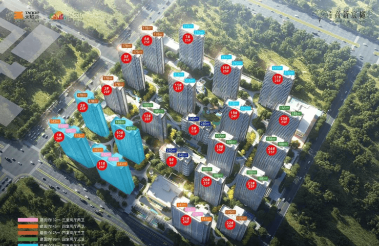 商铺推荐!天地源高新宸越-建面约178-240㎡-装修交付-物业公司-区位介绍(图5)